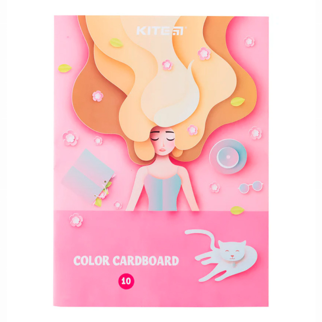 Канцтовари - Кольоровий картон Kite 10 аркушів А5 (K24-1257)#3