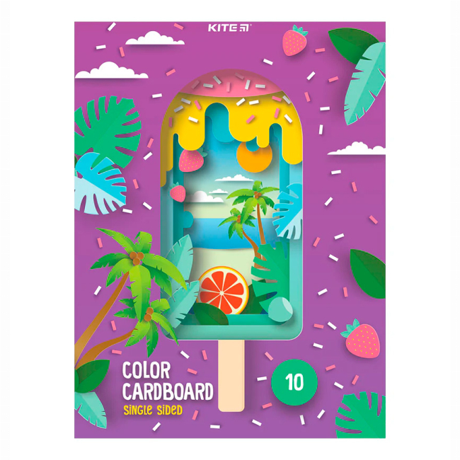 Канцтовары - Картон цветной Kite 10 листов А4 (K23-1255)#2