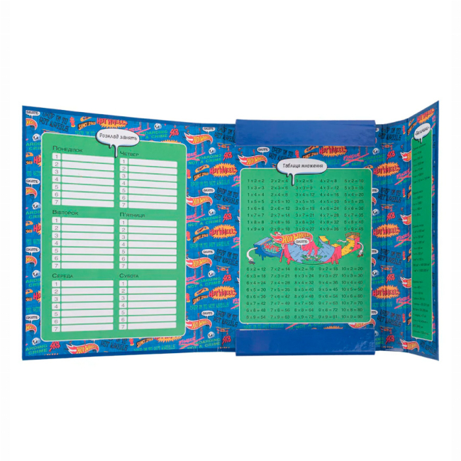 Канцтовары - Папка для тетрадей Kite Hot Wheels (HW25-210-2)#2