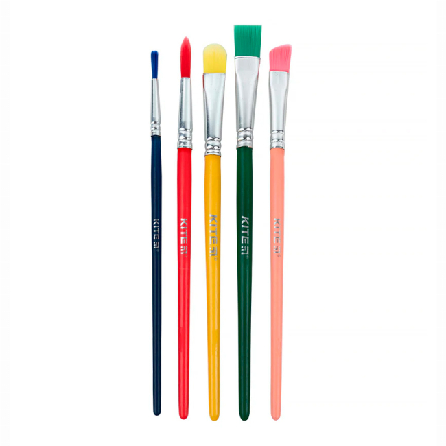 Канцтовары - Набор кистей Kite Classic 5 шт (K-333)#2