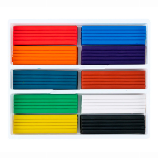 Наборы для лепки - Восковый пластилин Kite Classic 10 цветов (K-084)#2