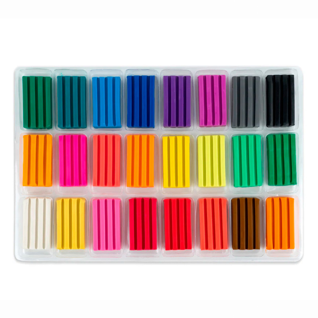 Наборы для лепки - Восковой пластилин Kite Hot Wheels 24 цвета (HW25-089)#2