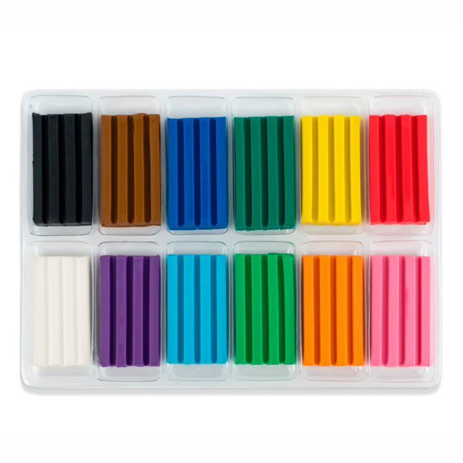 Набори для ліплення - ​Восковий пластилін Kite Kuromi 12 кольорів (HK24-1086)#2