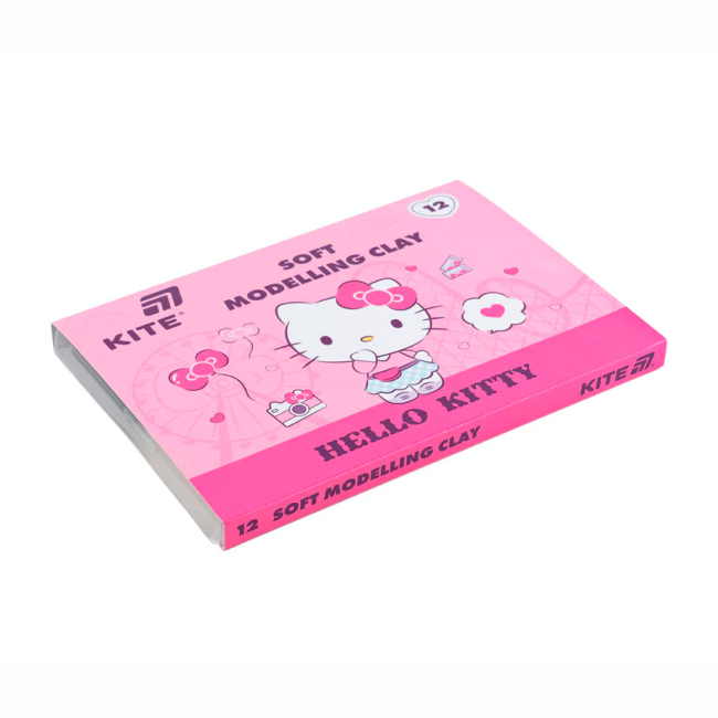 Наборы для лепки - Пластилин восковой Kite Hello Kitty 12 цветов (HK25-1086)#2