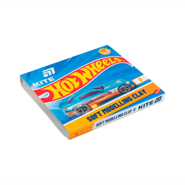 Наборы для лепки - Пластилин восковой Kite Hot Wheels 8 цветов (HW25-082)#2