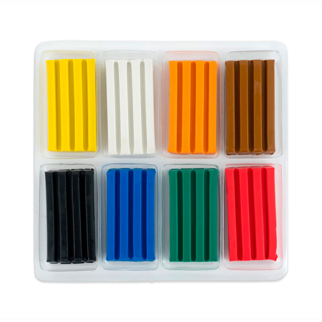 Наборы для лепки - Пластилин восковой Kite Hot Wheels 8 цветов (HW25-082)#3