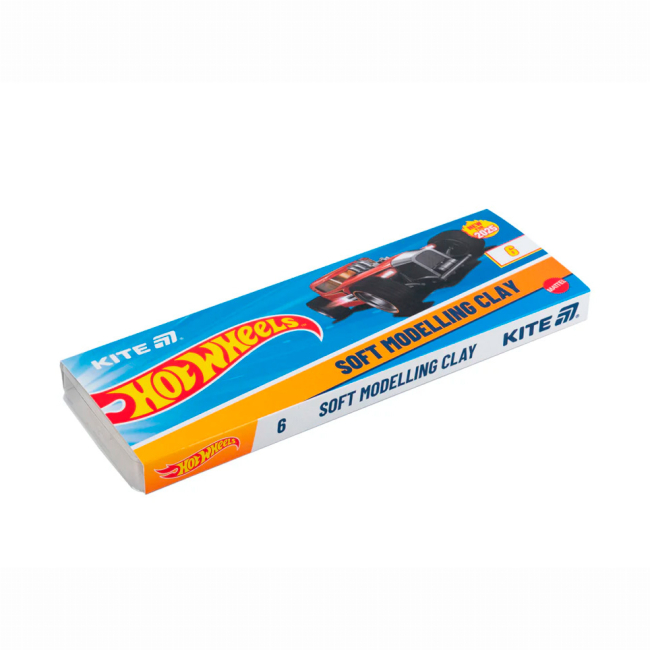 Наборы для лепки - Пластилин восковой Kite Hot Wheels 6 цветов (HW25-081)#2