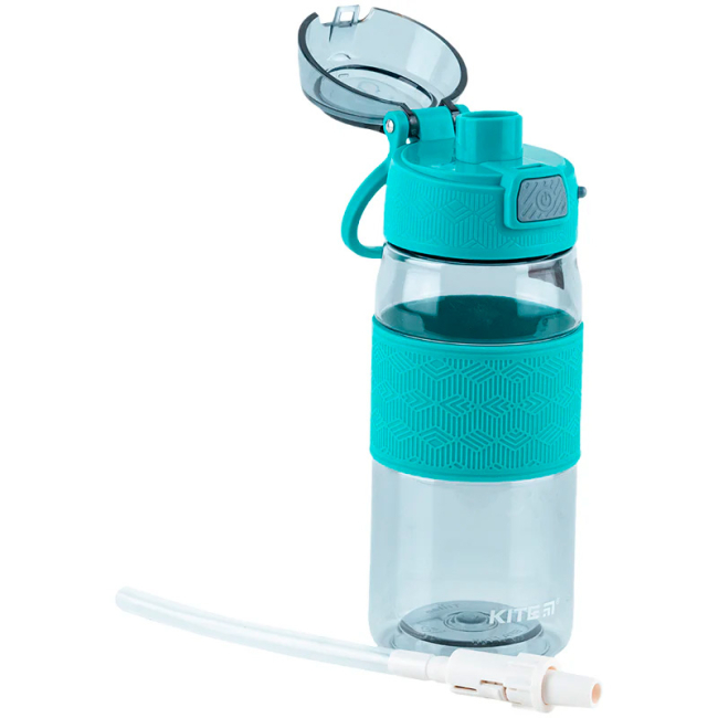 Чашки, склянки - Пляшка для води Kite Сіро-зелена 600 мл (K24-1201-1)#3