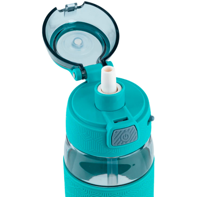 Чашки, склянки - Пляшка для води Kite Сіро-зелена 600 мл (K24-1201-1)#4