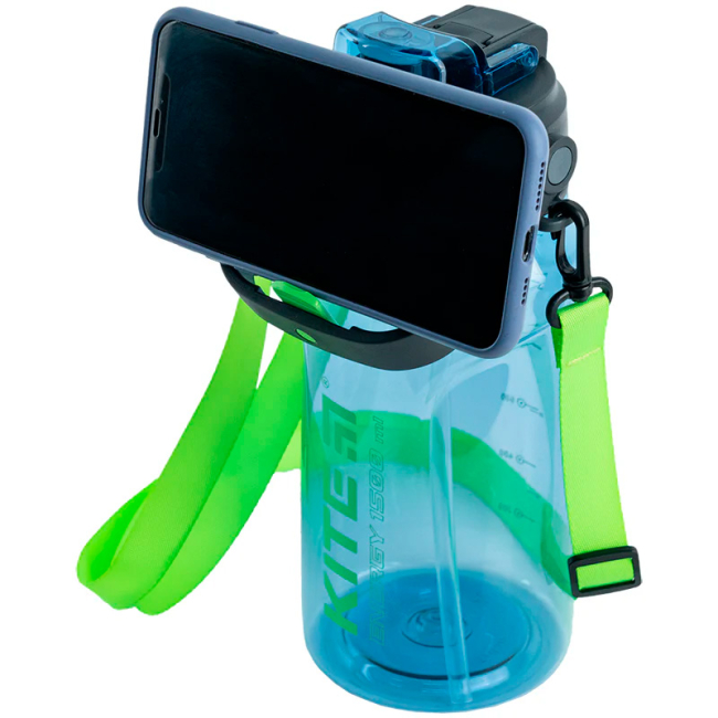 Чашки, склянки - Пляшка для води Kite Синя 1500 мл (K24-1202-1)#3