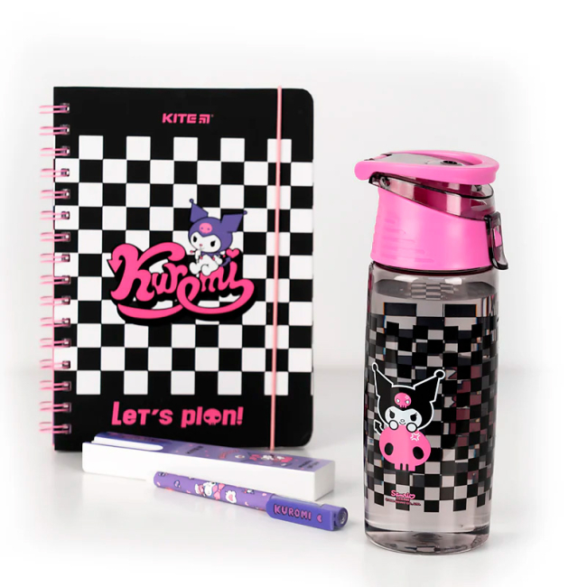 Чашки, стаканы - Бутылка для воды Kite Kuromi 550 мл (HK24-401)#4