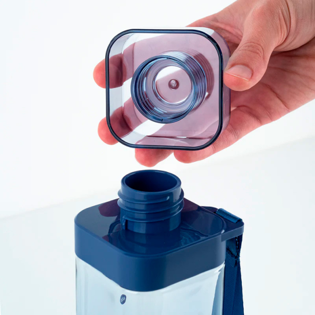 Чашки, склянки - Пляшка для води Kite Блакитна 550 мл (K24-1209-1)#5