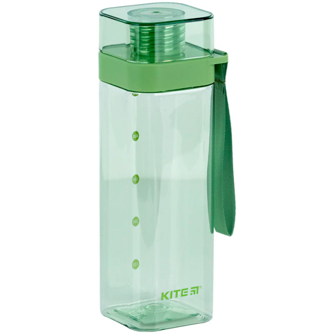 Чашки, склянки - Пляшка для води Kite Зелена 550 мл (K24-1209-2)#2