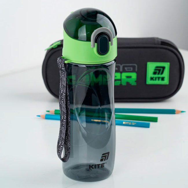 Чашки, склянки - Пляшка для води Kite Сіра 530 мл (K25-400-2)#3