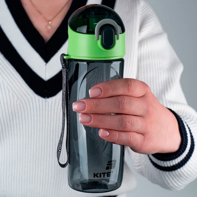 Чашки, склянки - Пляшка для води Kite Сіра 530 мл (K25-400-2)#5