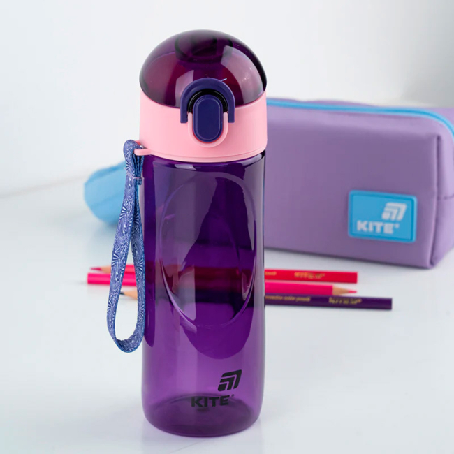 Чашки, склянки - Пляшка для води Kite Фіолетова 530 мл (K25-400-4)#3