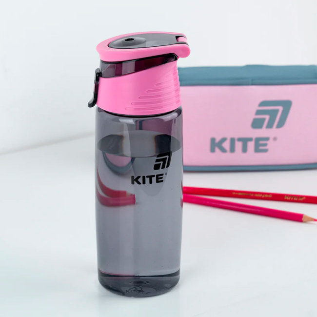 Чашки, склянки - Пляшка для води Kite Сіра 550 мл (K25-401-1)#3