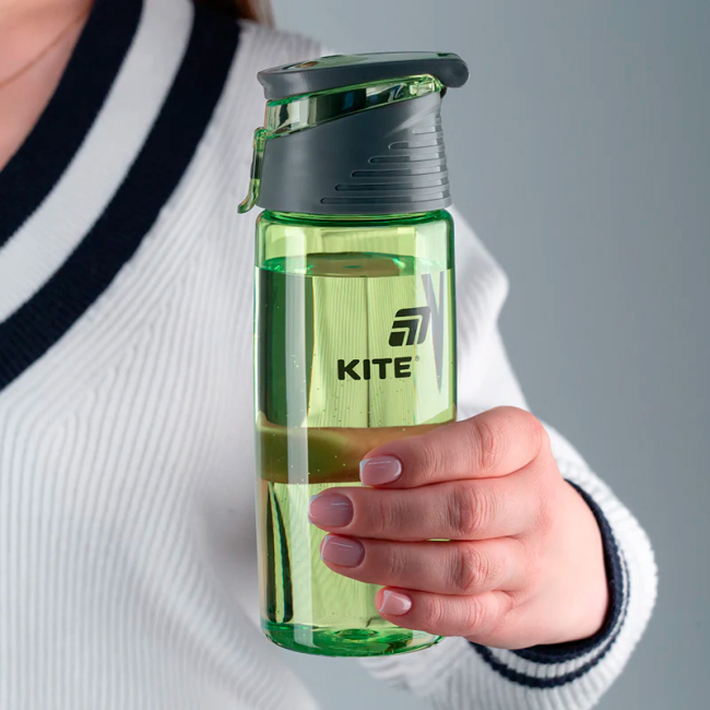 Чашки, склянки - Пляшка для води Kite Зелена 550 мл (K25-401-3)#5