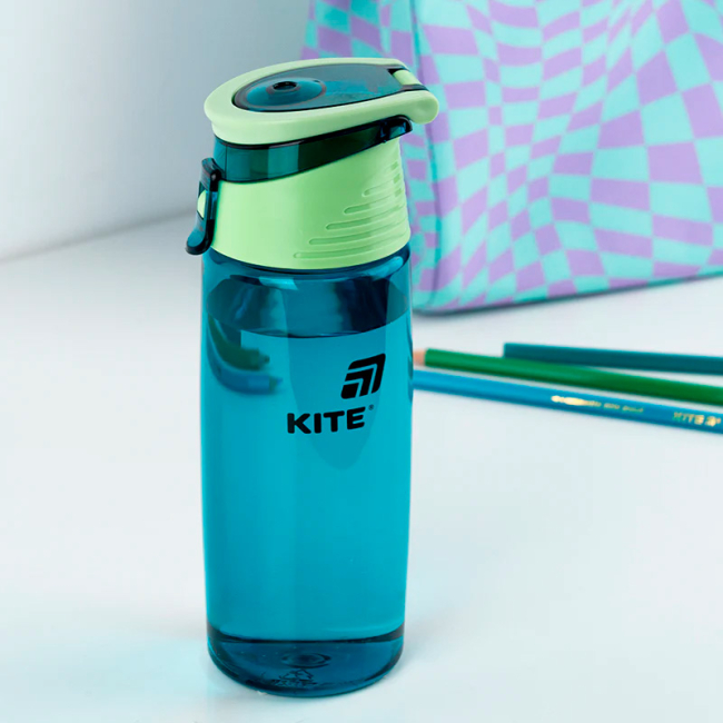 Чашки, склянки - Пляшка для води Kite Смарагдова 550 мл (K25-401-2)#3