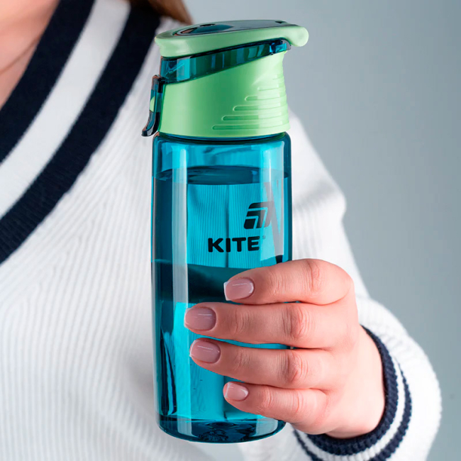 Чашки, склянки - Пляшка для води Kite Смарагдова 550 мл (K25-401-2)#5