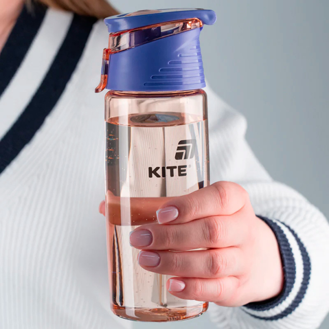 Чашки, стаканы - Бутылка для воды Kite Синяя 550 мл (K25-401-4)#5