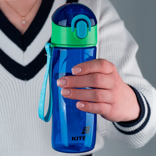 Чашки, склянки - Пляшка для води Kite Синя 530 мл (K25-400-3)#5