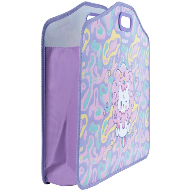 Канцтовары - Портфель на липучках Kite Rainbow catcorn A3 (K24-208-1)#2