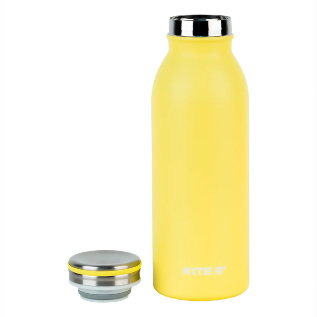Чашки, склянки - Термос Kite Жовтий 450 мл (K24-1208-5)#2