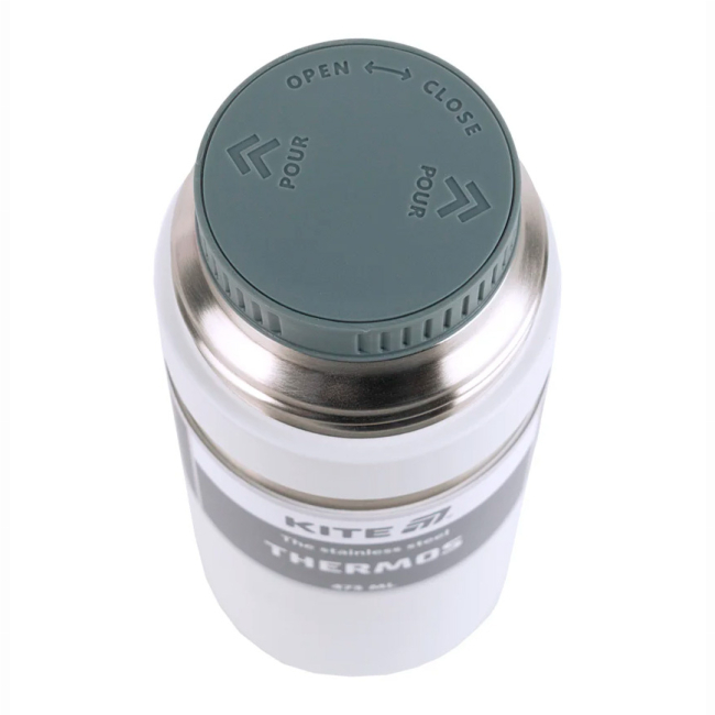 Чашки, склянки - Термос Kite Білий 473 мл (K25-320-1)#3