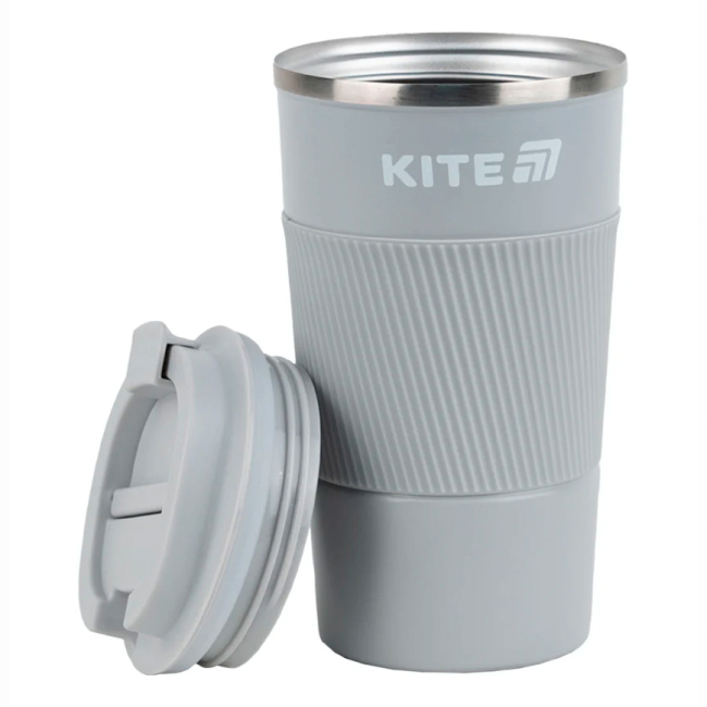 Чашки, склянки - Термокружка Kite Сіра 510 мл (K25-458-1)#2