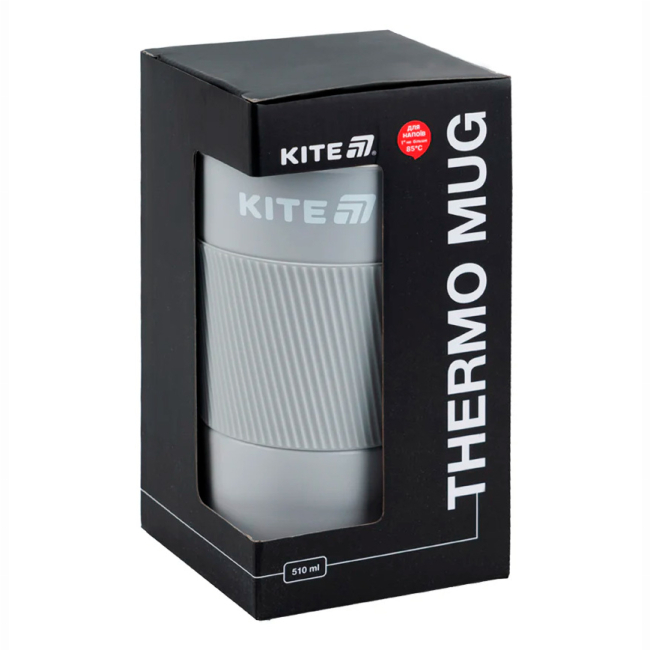 Чашки, склянки - Термокружка Kite Сіра 510 мл (K25-458-1)#5