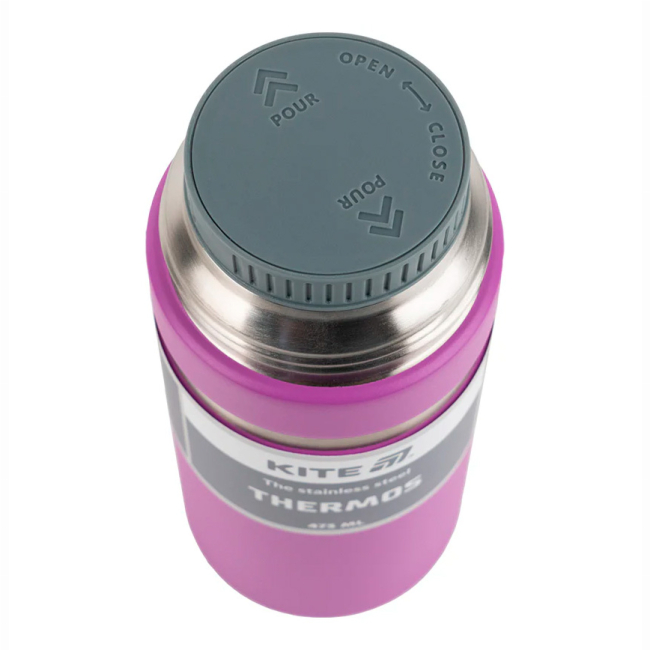 Чашки, склянки - Термос Kite Фіолетовий 473 мл (K25-320-3)#3