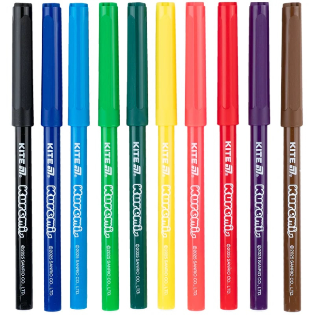 Канцтовары - Набор фломастеров Kite Kuromi 10 цветов (HK25-455)#2