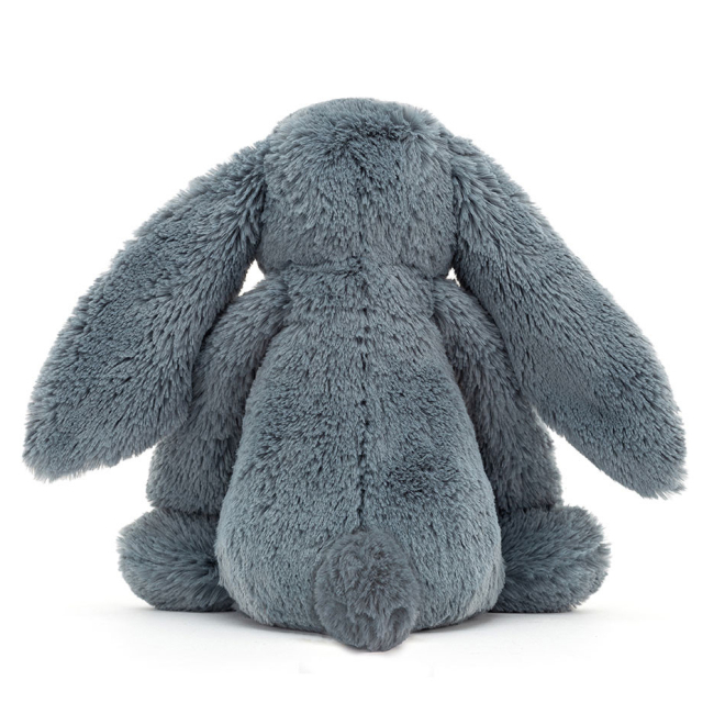 Мягкие животные - Мягкая игрушка Jellycat Зайчик серо-голубой M 31 см (BL3DUSKN)#3
