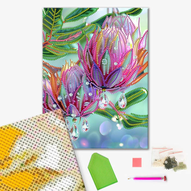 Мозаика - Алмазная мозаика Brushme Нежная протея (BH042)#2