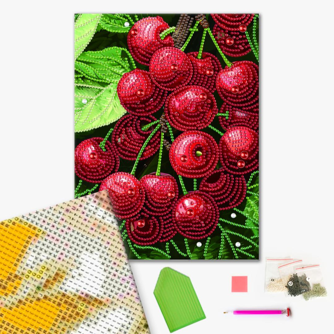 Мозаїка - Алмазна мозаїка Brushme Соковита вишня (BH022)#2