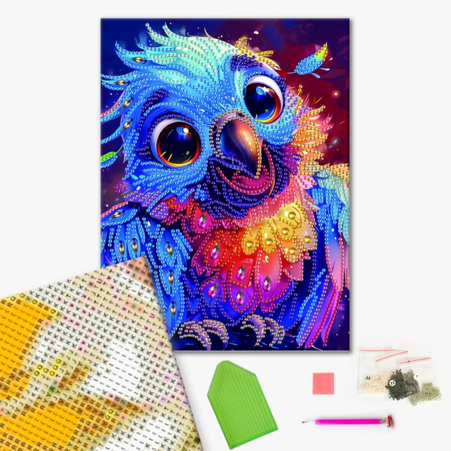 Мозаика - Алмазная мозаика Brushme Веселый попугай (BH038)#2