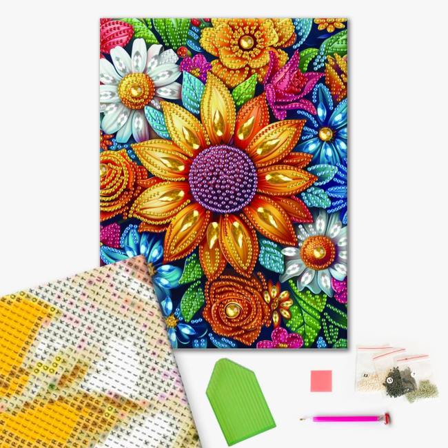 Мозаїка - Алмазна мозаїка Brushme Квіти (BH030)#2