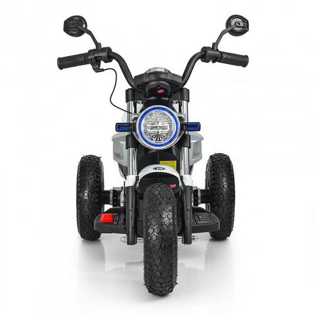 Електромобілі - Мотоцикл Bambi Racer білий (M 3687AL-1)#2