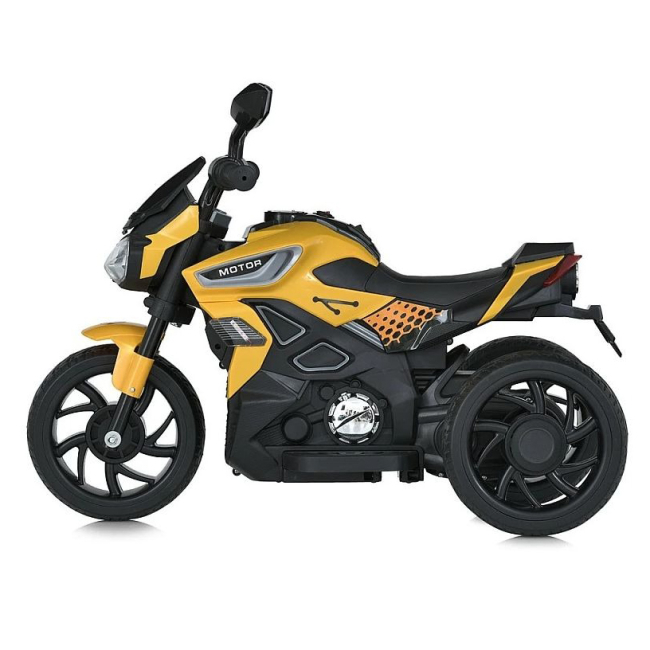 Електромобілі - Мотоцикл Bambi Racer жовтий (M 5825E-6)#2
