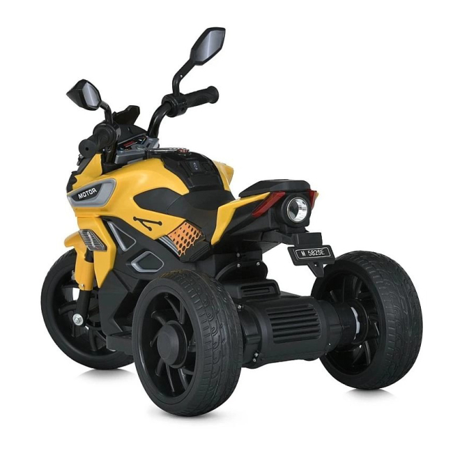 Електромобілі - Мотоцикл Bambi Racer жовтий (M 5825E-6)#3