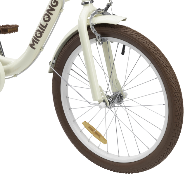Велосипеды - Велосипед Miqilong LS бежевый (RBB-LS20-BEIGE)#8