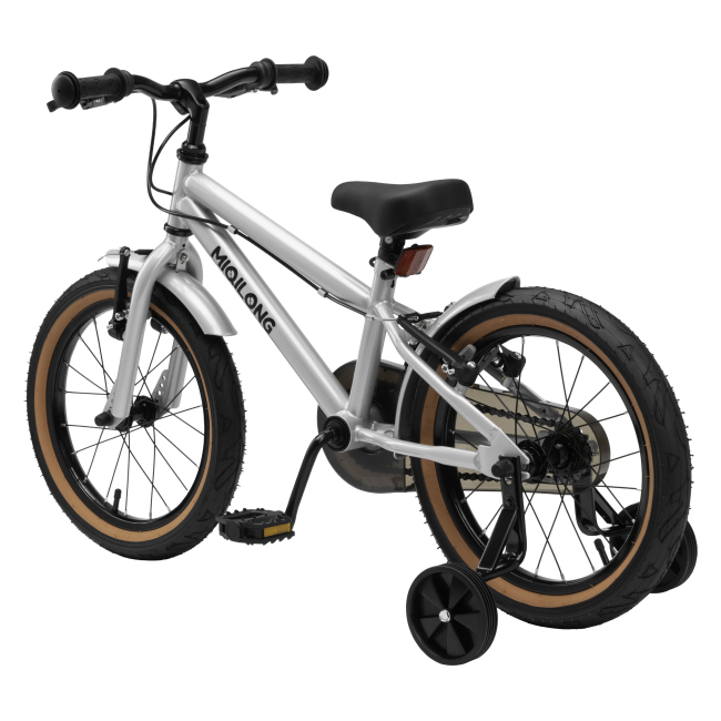 Велосипеды - Велосипед Miqilong ST 16 серебряный (RBB-ST16-SILVER)#4