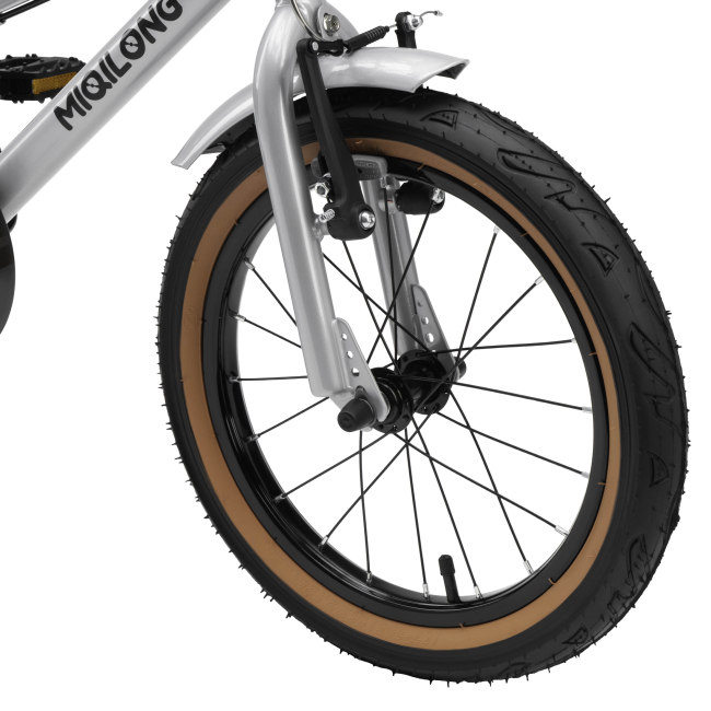 Велосипеды - Велосипед Miqilong ST 16 серебряный (RBB-ST16-SILVER)#8