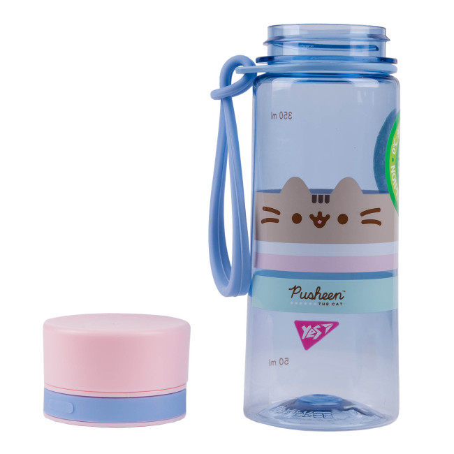 Бутылки для воды - Бутылка для воды Yes Pusheen 400 мл голубая (708319)#3