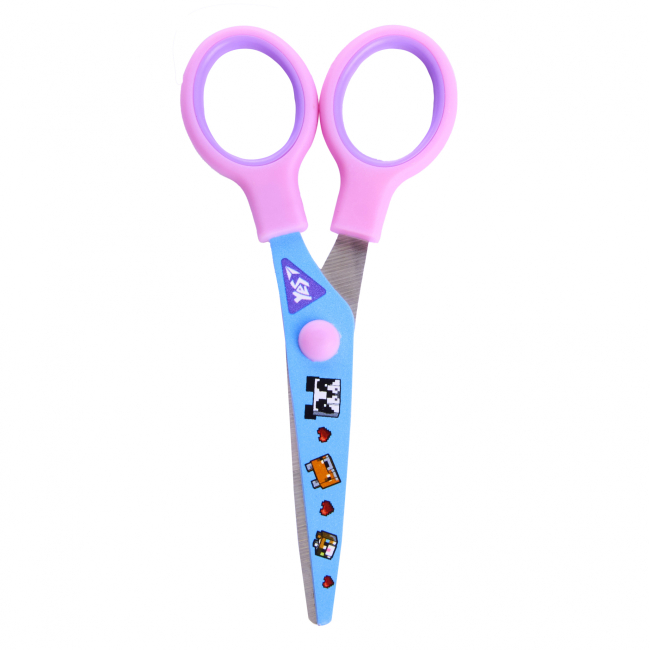 Канцтовары - Ножницы Yes Minecraft spring 13 см с принтом на лезвии (480471)#2