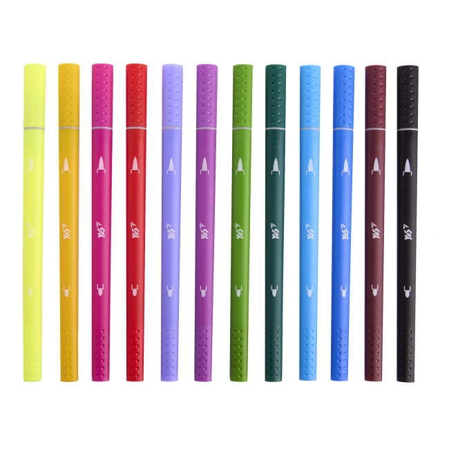 Канцтовари - Фломастери Yes Minecraft двосторонні 12 кольорів (650574)#2