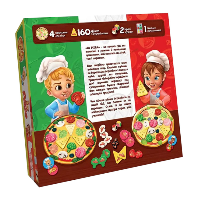 Настільні ігри - Настільна гра Danko toys IQ Pizza (G-IP-01U)#2