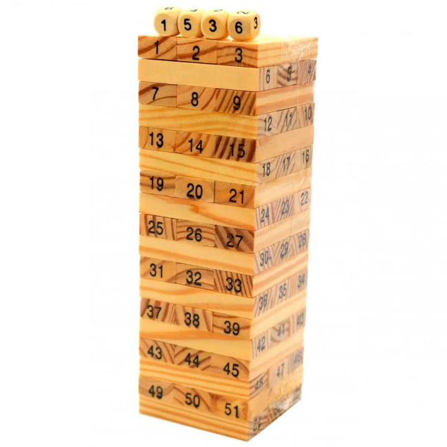 Настільні ігри - Настільна гра Danko toys Number tower (NT-01U)#2