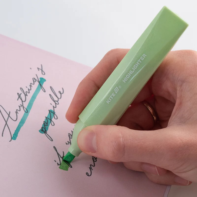 Канцтовары - Маркер Kite Highlighters creative glitter в ассортименте (K24-1146)#3